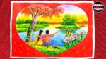 Valentine's Day Drawing|Happy Valentine's Day|Valentine's Day Drawing With Watercolor