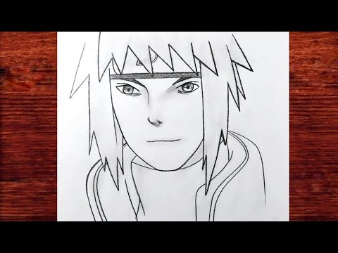 Yeni Başlayanlar İçin Kolay Anime Erkek Çizimi / How To Draw Minato Easy Tutorial @M.A ÇİZİM