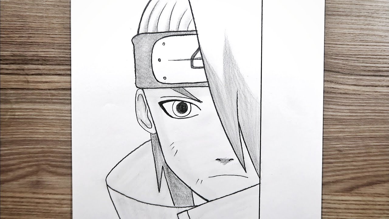 Yeni Başlayanlar İçin Kolay Yoldan Anime Çizimleri / Naruto Nasıl Çizilir / How to draw naruto