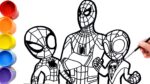 Drawings of the Marvel's Spidey and His Amazing Friends Vs Marvel’s Spider-Man Remastered
