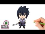 Comment dessiner Sasuke facilement