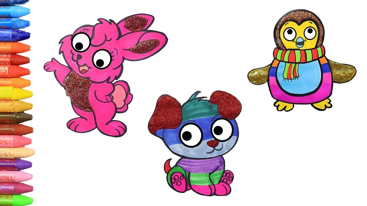 Cómo Dibujar y Colorear Animales | Dibujos Para Niños con MiMi  | Aprender Colores