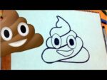 Como dibujar un emoji de popo | how to draw poop emoji