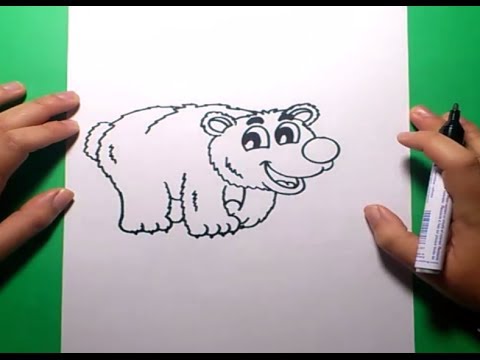 Como dibujar un oso paso a paso | How to draw a bear