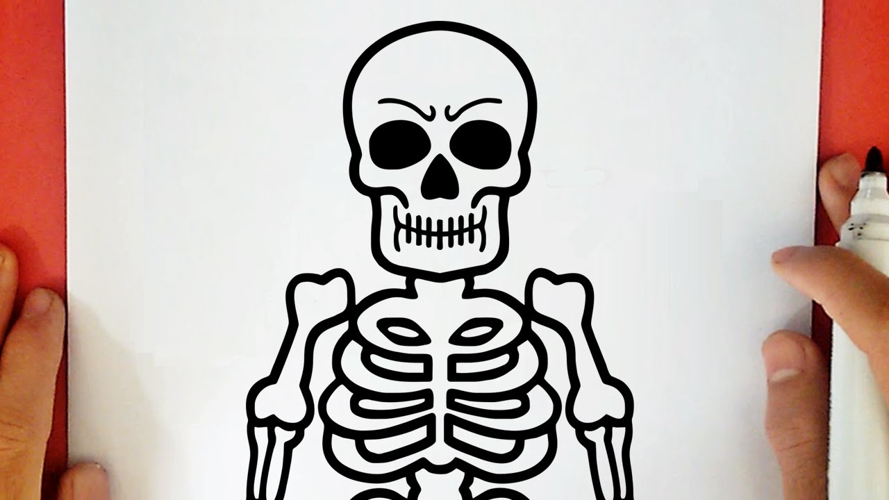 HOW TO DRAW A SKELETON