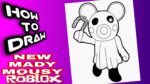 HOW TO DRAW NEW SKIN MANDY MOUSY FROM PIGGY ROBLOX | PIGGY ROBLOX DRAWINGS
