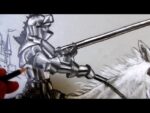How To Draw A Knight Riding a Horse: Narrated