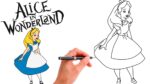How To Draw ALICE IN WONDERLAND // EASY // Step-By-Step