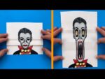 How to Draw Dracula | Halloween Folding Surprise
