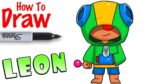 How to Draw Leon | Brawl Stars