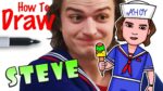 How to Draw Steve from Stranger Things