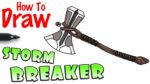 How to Draw Thor's Stormbreaker