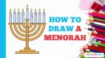 How to Draw a Menorah in a Few Easy Steps: Drawing Tutorial for Beginner Artists