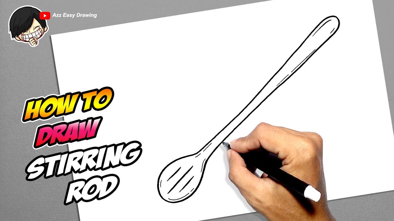 How to draw Stirring Rod