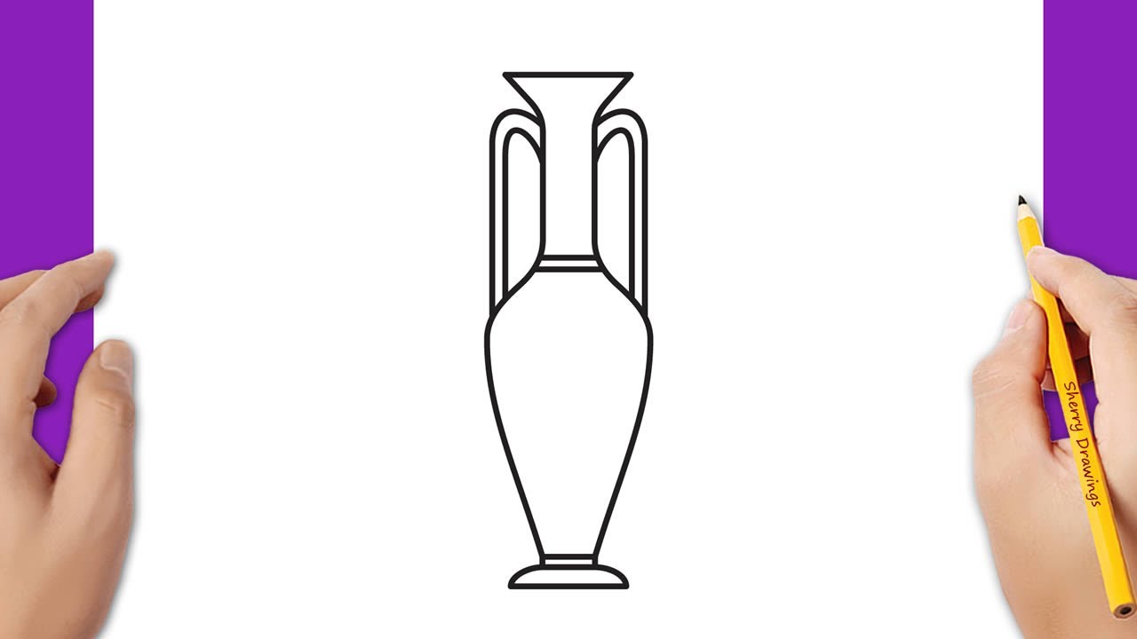 How to draw an amphora