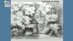 How to draw house in forest landscape art for beginners || step by step pencil art.