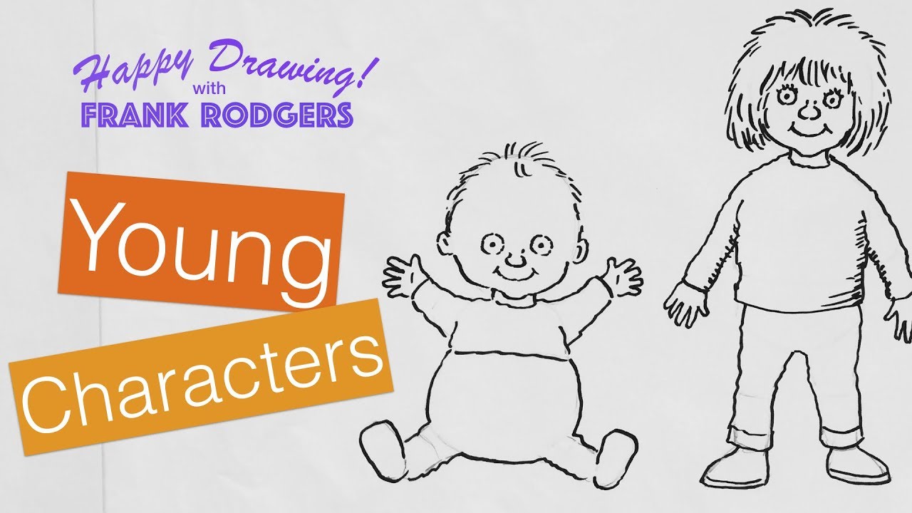 How to draw young cartoon characters · Illustration Live with Frank Rodgers - #6