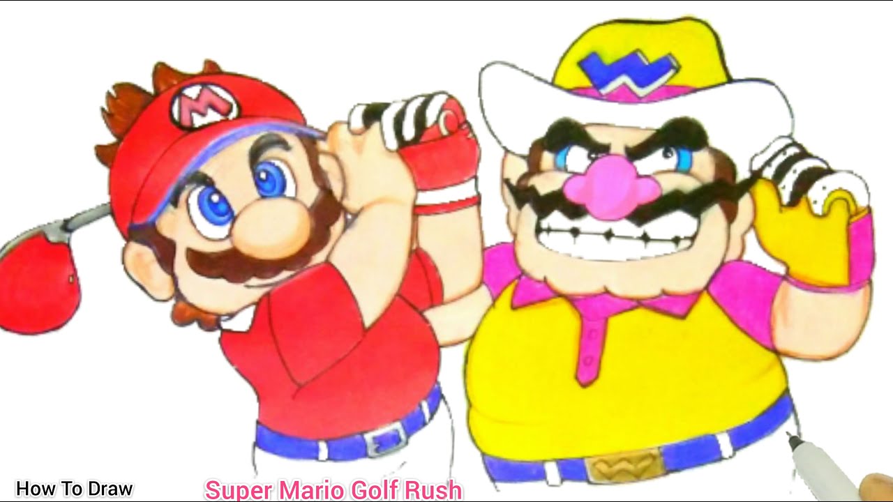 Mario Golf Super Rush GamePlay | How To Draw Mario Golf Super Rush | Mario Golf