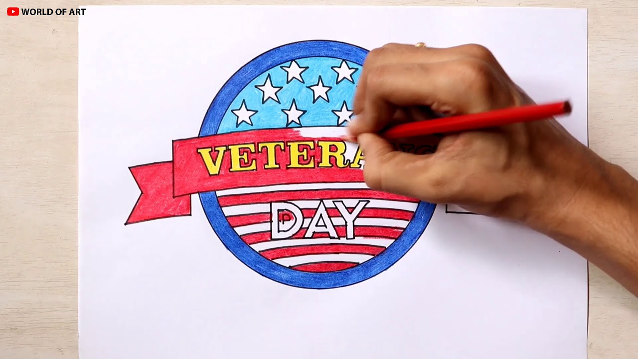 Veterans day poster Drawing | Veterans day USA