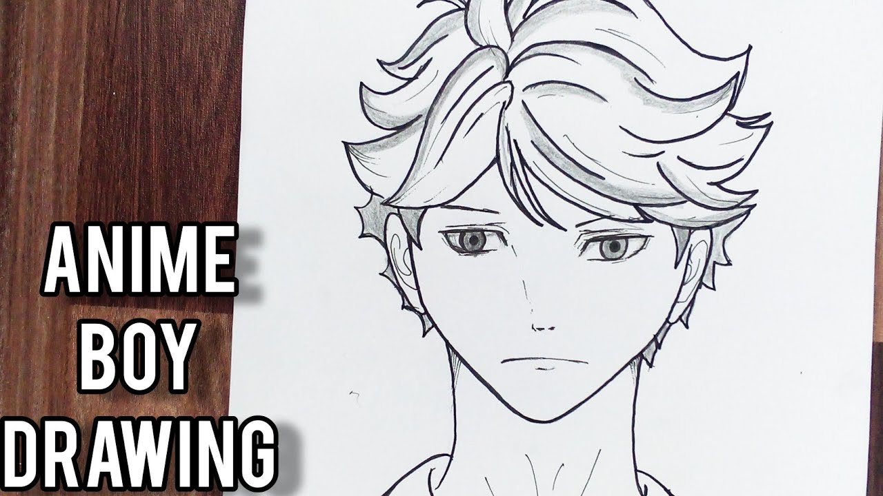 How to draw anime boy