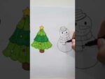 วาดรูปตุ๊กตาหิมะ ง่ายๆ | How To Draw Snowman #art #painting #วาดรูป