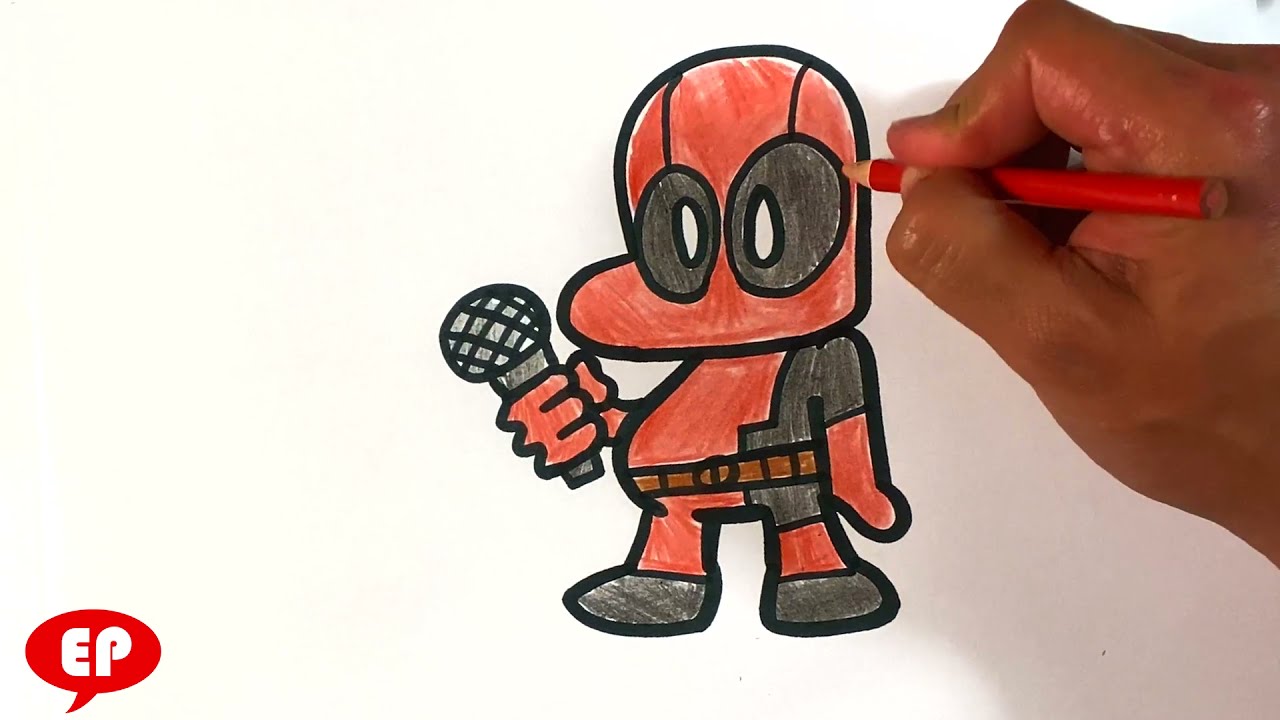 AMAZING How to Draw Friday Night Funkin DEADPOOL with Color