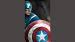 Captain America drawing | Marvel art - oil pastel art #shorts