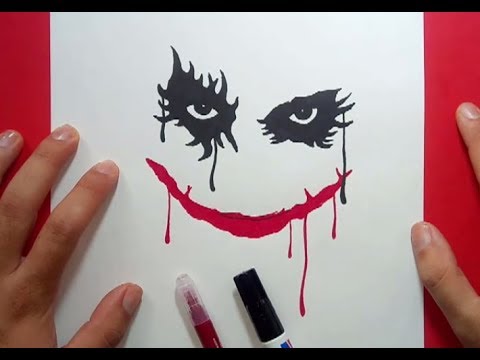 Como dibujar a el Joker paso a paso 2 - Batman | How to draw the Joker 2 - Batman