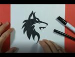 Como dibujar un lobo paso a paso 14 | How to draw a wolf 14