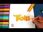 Dibujando las letras del Logo de TROLLS | Drawing DreamWorks' Trolls Logo Font