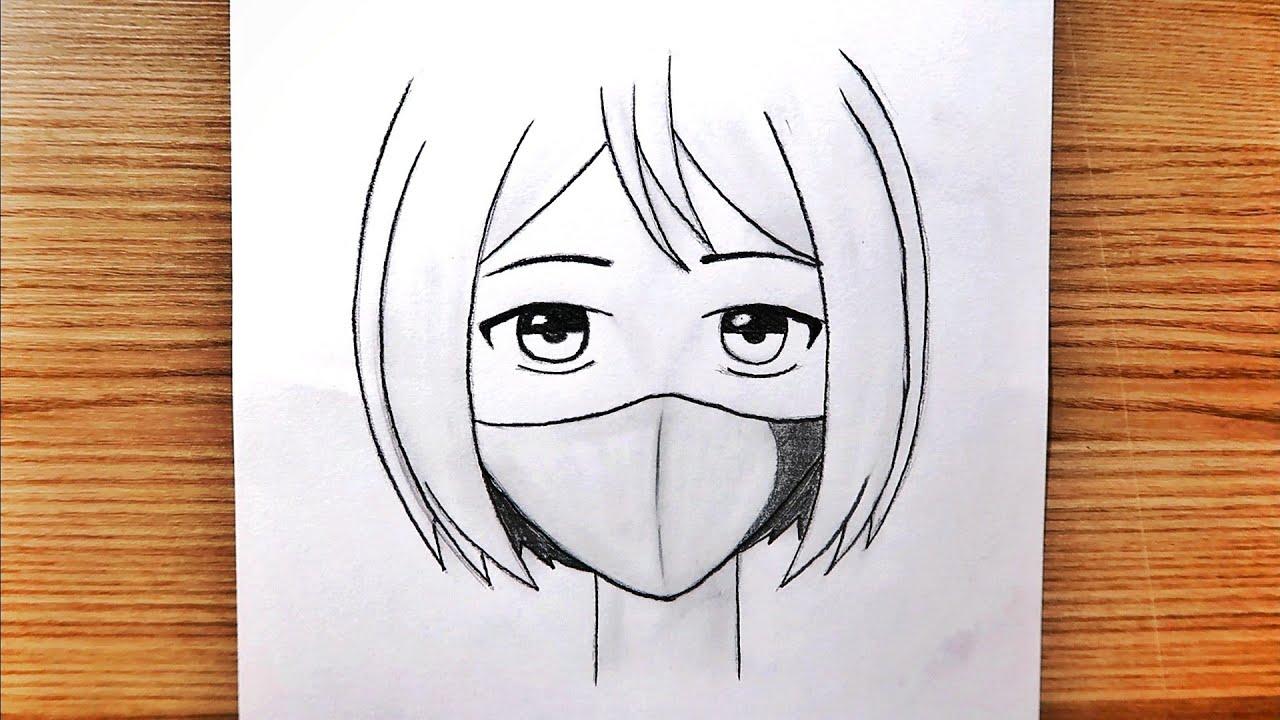 Easy Anime Sketch / How To Draw Anime Girl Step by Step