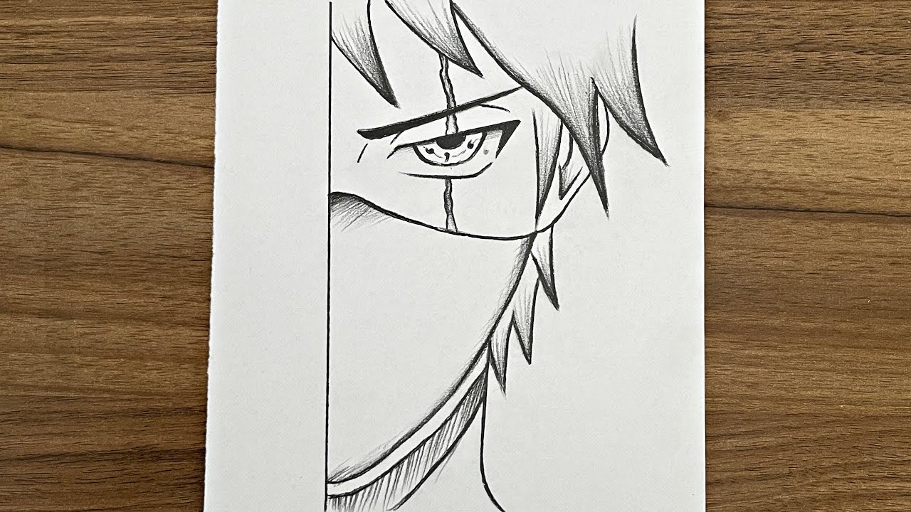 Easy anime drawing || How to draw kakashi Hatake step by step || Easy drawings for beginners
