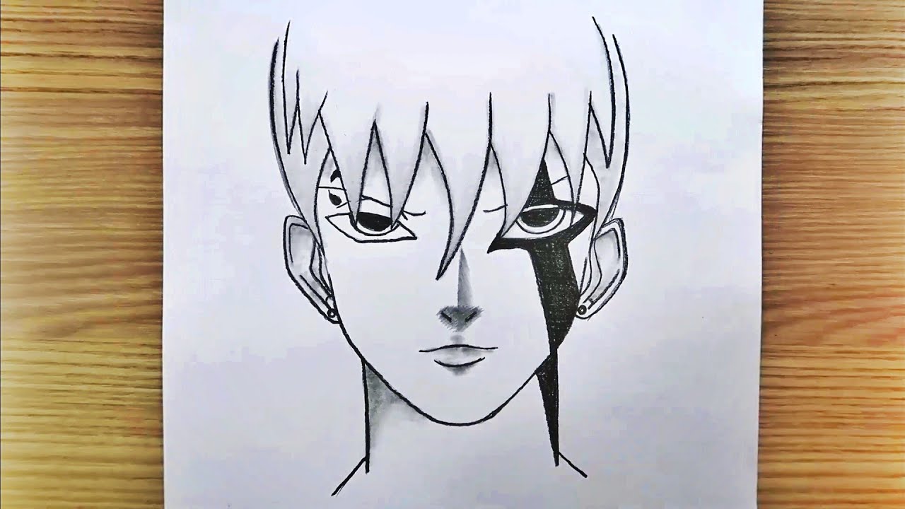 How To Draw Anime Kawaki  From Boruto Step By Step / @M.A Drawings