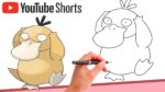 How To Draw PSYDUCK POKEMON // GEN 1 // #Shorts