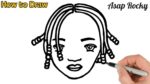 How to Draw Asap Rocky Chibi Drawing for beginners