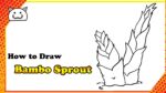 How to Draw Bamboo Sprout
