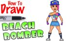 How to Draw Beach Bomber | Fortnite