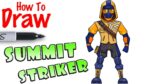 How to Draw Summit Striker | Fortnite
