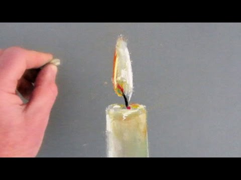 How to Draw a Candle Flame: Step by Step