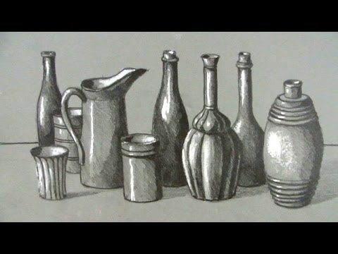 How to Draw a Still Life: Bottles and Jugs