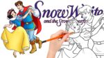 How to draw - Someday Princess Snow White's prince will come - Snow White and the Seven Dwarfs
