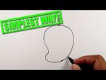 How to draw a simple mango | Simple Drawings