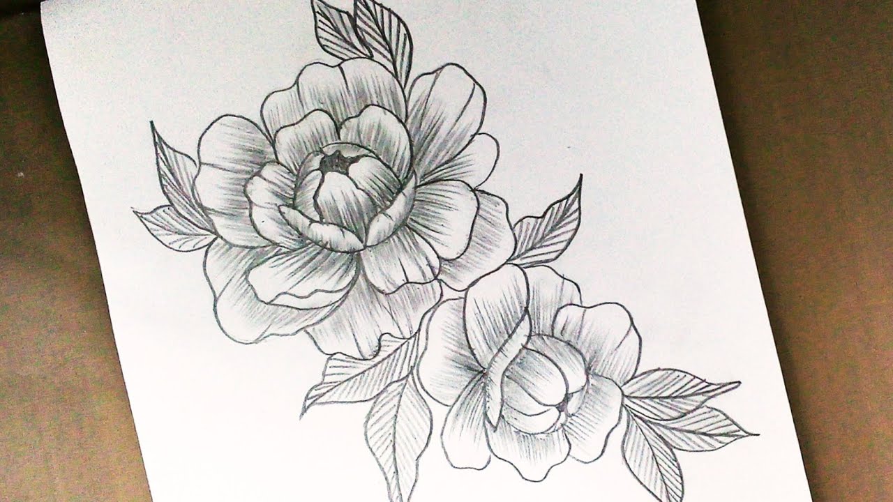 How to draw flowers easy step by step || Flower drawing tutorial