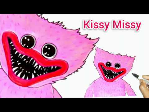 Kissy Missy In Poppy Playtime | unlock kissy missy & hack poppy playtime | How To Draw Kissy Missy