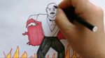 Kolay 18 Mart Çanakkale Zaferi resmi çizimi / Seyit Onbaşı çizimi