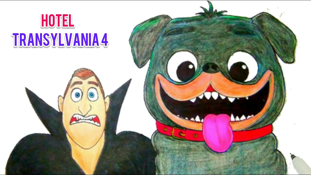 Monster pets From Hotel Transylvania 4 Movie | How To Draw Hotel Transylvania Monster Pet