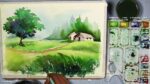 Watercolor for Beginners | Landscape Painting step by step