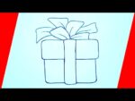 dessin facile | comment dessiner un cadeau facile | dessin kawaii | dessins facile a faire