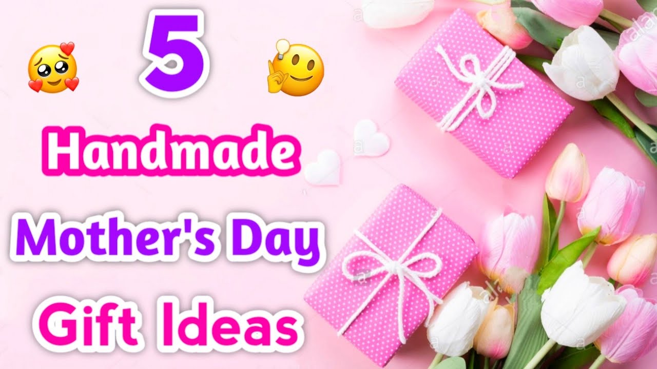 DIY : 5 Handmade Mother's Day Gift 2021 • mother's day gift ideas • mother's day gift making at home