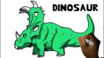 EASY How to Draw SINOCERATOPS - Jurassic World